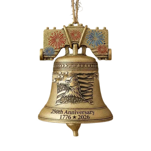 Commemorative 250th Anniversary Acrylic Bell Ornament for-25