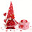 Wedding Accessories Heart Elf Doll Decorating Ornament Polyester 4