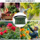 Geräumige Werkzeugtasche, Gartenschürze mit bequemer-Grün 3