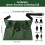 Geräumige Werkzeugtasche, Gartenschürze mit bequemer-Grün 4