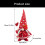 Elegant Polyester Elf Doll Figurine Valentines Decoration for 3