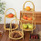 Stackable Plastic Fruit Bowl with European Charm Food-Two-Layer 3