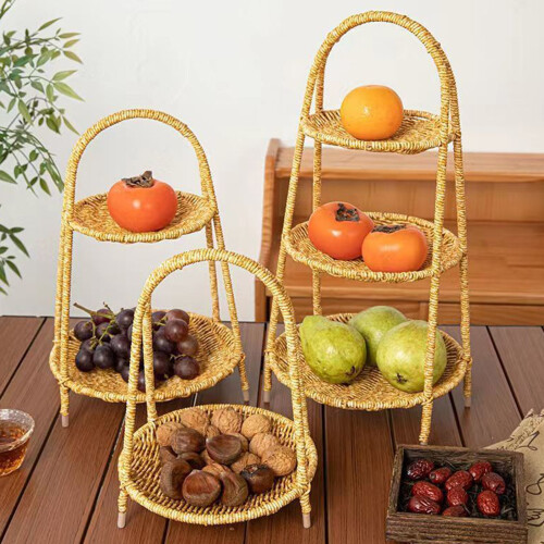 Stackable Plastic Fruit Bowl with European Charm Food-Two-Layer 2