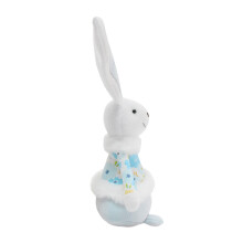Lapins en peluche de pâques, poupée, animaux mignons,-Bleu