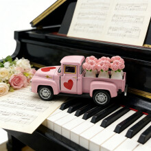 Ornements de voitures de camionnette Vintage, décoration-Rose