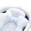 Baby Bath Floating Mat Blue Water Drop Polyester Support Pad 5