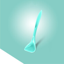 Couvercle en silicone à 3 anneaux pour boîte de conserve pour animaux avec cuillère - Hermétique, anti-fuite, vert