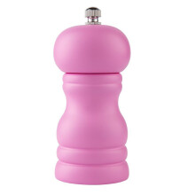 Rubberwood Pepper Grinder Manual Seasoning Mill For Home-Pink