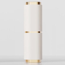Bathroom Tumbler ABS PP Toothbrush Holder White, Lightweight, Stylish