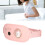 Bandeau chauffant portable pour menstruation avec vibration et modes ajustables - Rose 1