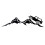 For   JL Gladiator JT 2018-2023 Dashboard Glove Box Mountain Scene PVC Decal Sticker Accessories 1