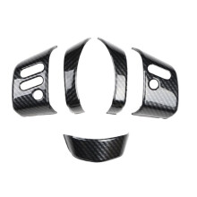 For Car Steering Wheel Trim Cover Decoration Protection 3D Steering Wheel Stickers Auto Styling Parts