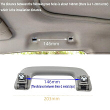 4-Teiliger Auto-Innendach-Armlehnen-Decke-Zuggriff-Tür-Sicherheitsgriff 74610-52020 für Yaris Prius Hellgrau
