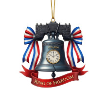 Commemorative 250 Years American Anniversary Bell Ornament-6