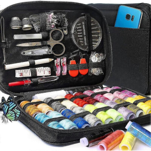 Kit Premium Repair Set - Complete Needle And Thread Kit for Sewing