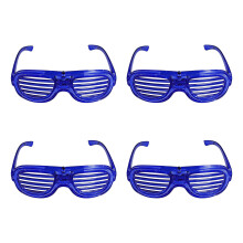 Unique Blinds Design LED Party Glasses with Various Light-Blue