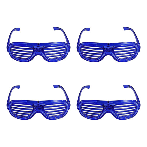 Unique Blinds Design LED Party Glasses with Various Light-Blue
