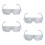LED Party Glasses Feature Blinds Design Multiple Color-White 1