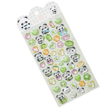 Embossed Animal Sticker For Kids Art Craft Water-cure panda