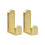 Pack of 2 Space Efficient Hook Retro Designs for-Brushed copper 1