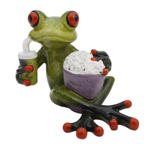 Hars Kikkers Standbeeld Grappig Dierenbeeldje Ornament-XX6080