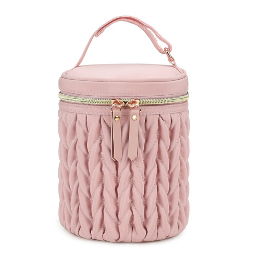 Sac à main thermique en tissu imperméable avec boucles-Rose