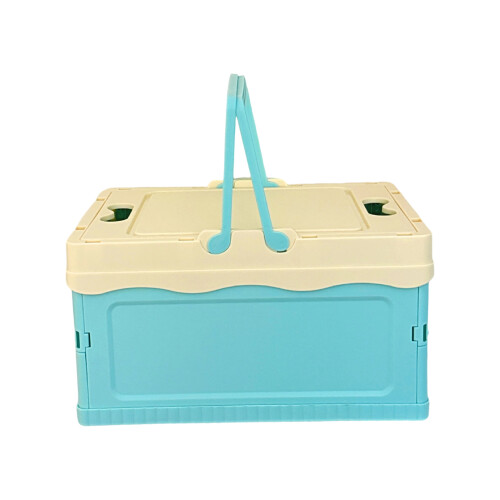 Solution de stockage pliable et étanche, conteneur-L Bleu