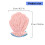 Gants de bain en molleton pour animaux de compagnie, corail-Rose 4