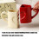 Pack of 2 Ergonomic Handle Ceramic Mugs with-black and white 5