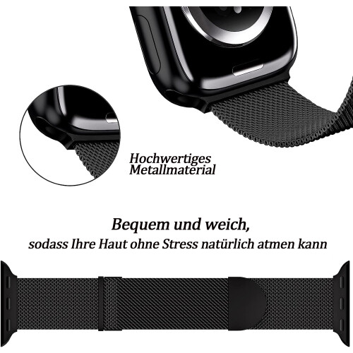 Ευέλικτο βραχιόλι Milanese Loop από ανοξείδωτο ατσάλι με μαγνητικό κούμπωμα, 1