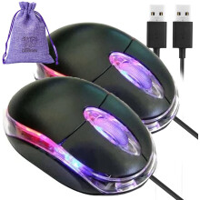 Comfortabel, ergonomisch ontwerp, stille knoppen en een ergonomische vorm voor laptops - instelbare DPI, lichtgewicht, draagbaar (zwart)