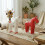 Statues de chevaux en bois, décorations de Table,-Blanc 2
