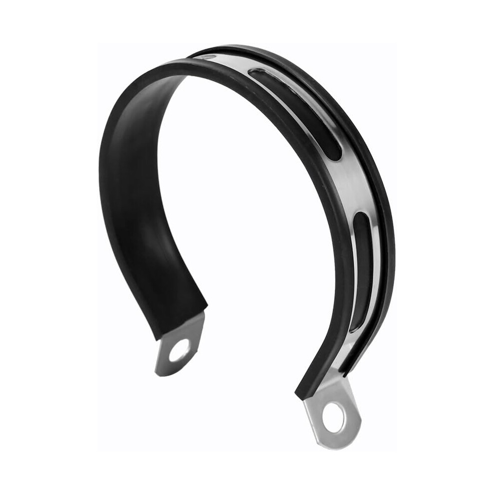 Universal Half Round Motorcycle Exhaust Clip, Stainless Steel Exhaust Bracket, Noise Reducing, Semi Circular Design, Ensures Secure Mounting And 9128293073523