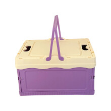 Boîte de rangement pliable polyvalente, pour le-L Violet