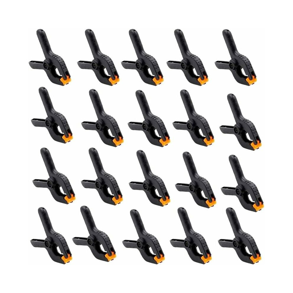 Flexible Jaw Pads Spring Clamps, Instant Holding Power 65Mm Nylon Clamp For Woodworking, Crafting, Photography, And More, Heavy Duty For Secure 9340959435418