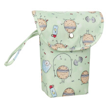 Portable Infant Diaper Storage Bag Oxfords Materials-biscuit