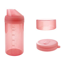 Pot de rangement flexible en silicone pour organiser-550ML rose