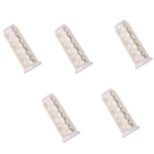 5Rolls Colored Nylon Cord String Sewing Thread-Beige