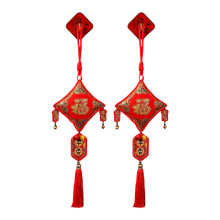 2er-Pack Plüschornamente für die Türeingangsdekoration,-Sifangfu