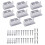 8pack Quickly Install Solar Panel Mounts with Various Hardware 1