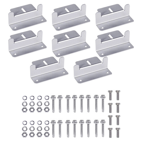 8pack Quickly Install Solar Panel Mounts with Various Hardware