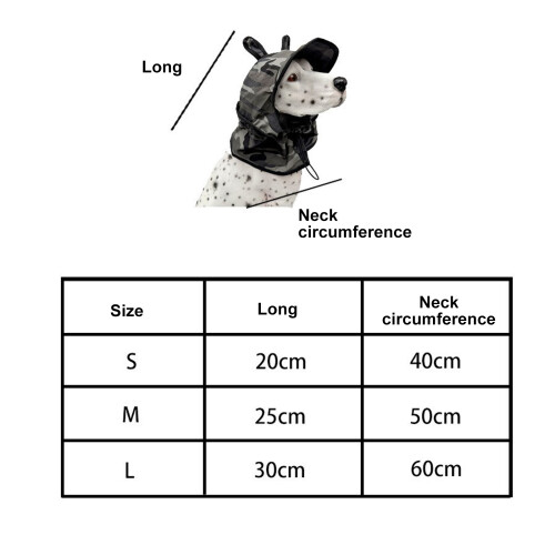 Light weight Dog Sun Visors Hat for Walking Protecting-M 2