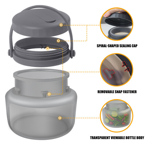 Sac de conservation des aliments en Silicone,-Taille S claire 2