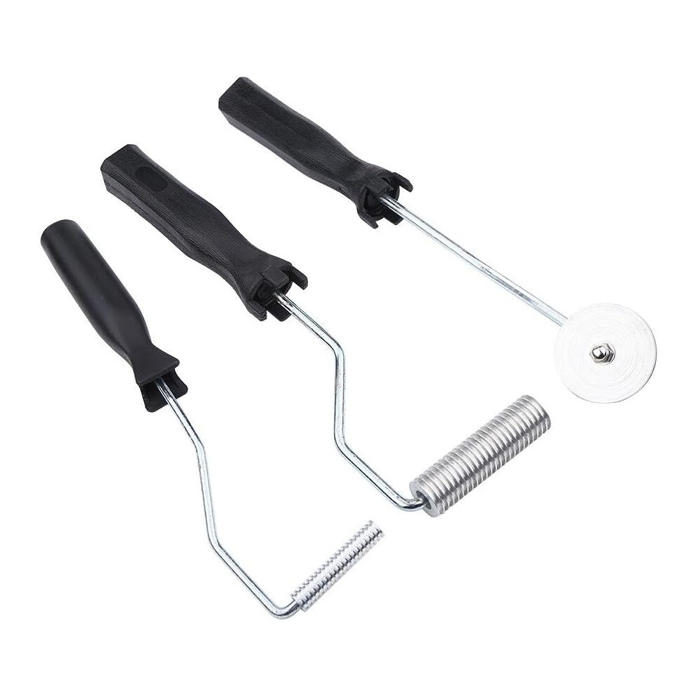 Industrial Grade Fiberglass Roller Tools, Enhance Construction Efficiency With 3Pcs Aluminum Alloy Laminating Rollers For Easy Resin Coating 9340959424825