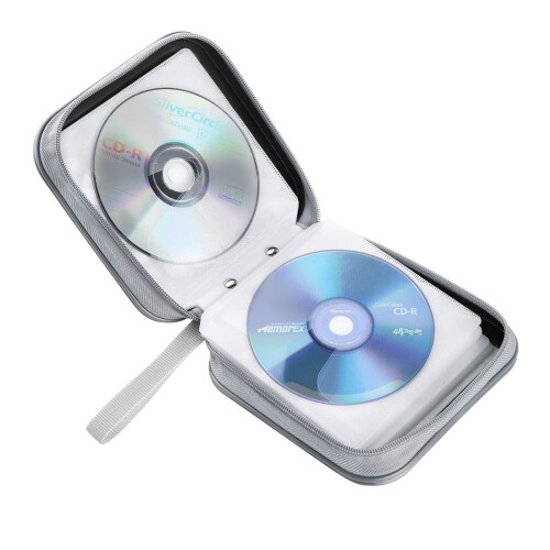 Compact Media Haven, High-Quality Case for 40 CDs/DVDs, Easy to Use with Sleek Design 2