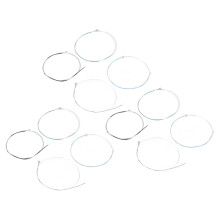12 Stück Silbere Kupferlegierung Violinsaiten für 1/2 bis 4/4 Größe
