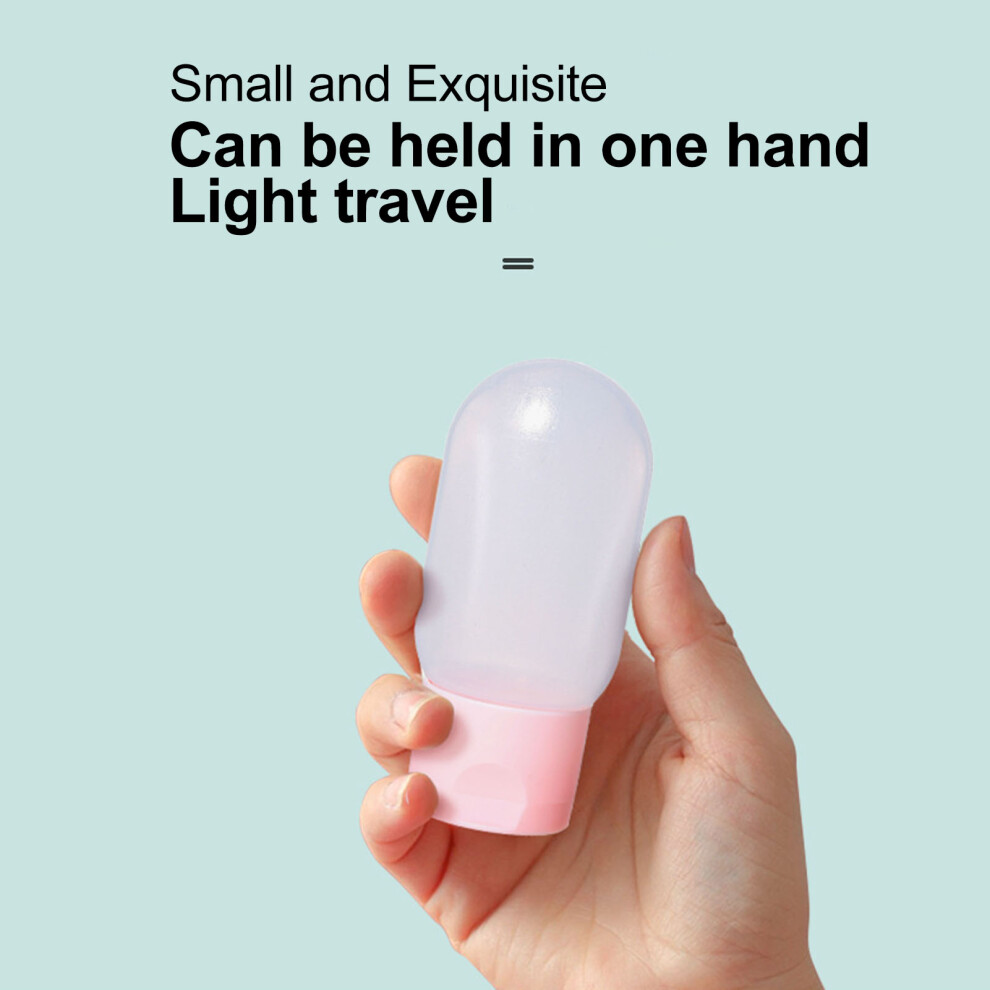 Portable Travel Bottles Set for Toiletries TSA Approved BPA Free Leak Proof Squeezable Containers with Wide Mouth Opening Refillable Travel Accessori