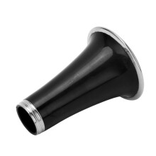 Klarinettenklingel Ersatz ABS Metallring Schwarz passend für Windinstrumente CC28