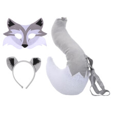 1Set Halloween Kostüm: Wolf Stirnband Maske Für Kinder