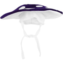 Purple Mushroom Hut: Cosplay Hut Mit Kinnriemen Für Party Und Festival